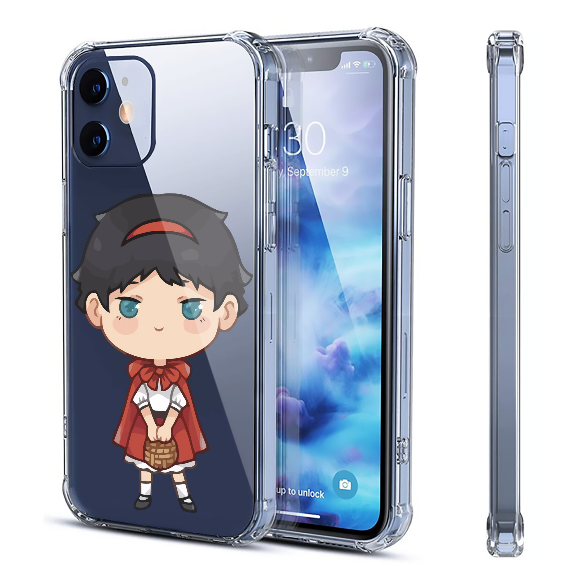 （画像用） ハイキュー!! Haikyu!! 【iPhone 12シリーズ対応】透明スマホケース（クリアソフトケース）